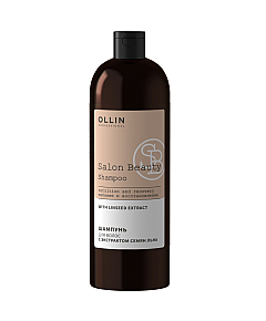 Ollin Salon Beauty - Шампунь для волос с маслом семян льна 1000 мл